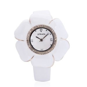 Strada Watch Mallow Flower White